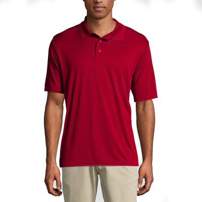 China Wholesale Lightweight Moisture Wicking 100% Polyester Golf Workout Polo T-shirts for Men for sale
