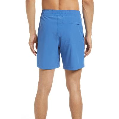 China Customized Cotton Blue Fitness Casual Training Running Gym Men's Sportswear Shorts for sale
