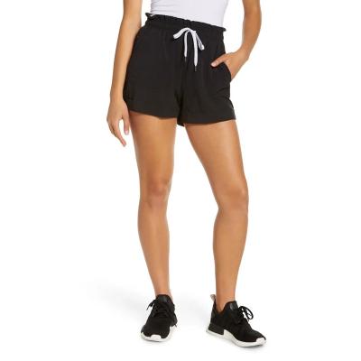 China Custom Black Casual Workout Biker Running Yoga Sports Women's Shorts for Summer for sale