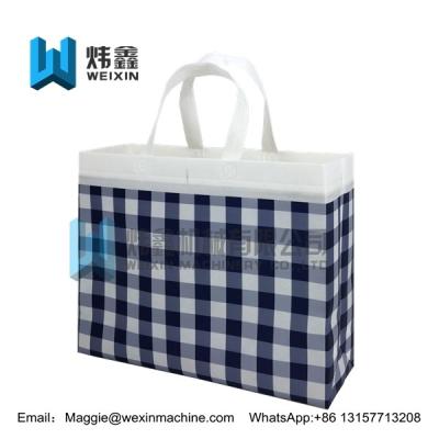 China Promotional Cheap Customized Foldable Laminated Eco Fabric Tote Non-woven Shopping Bag for sale