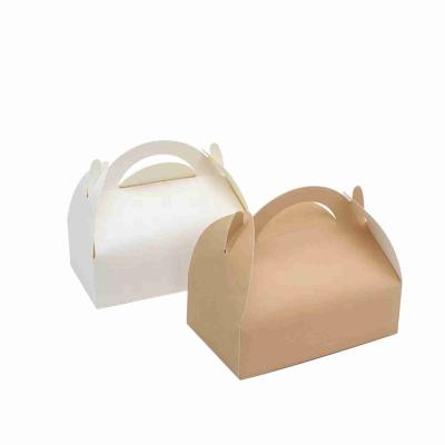 China Kuaima Recycled Cardboard Bakery Paper Box For Pastries Cookies Small Cakes for sale