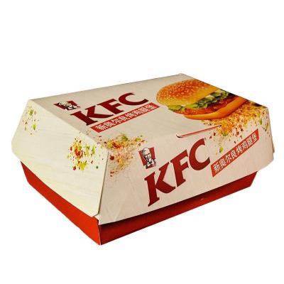 China Flexo de encargo que imprime la caja de papel para llevar de Kraft para el acondicionamiento de los alimentos en venta