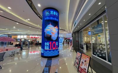 China 中国からの小売店広告用ROHS対応フレキシブルコラムLEDディスプレイ for sale