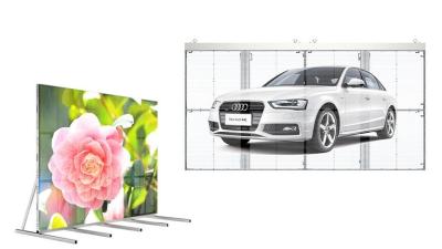 China IC 2038 Transparent Glass LED Screen Shop Window 8 Scan P3.9mm for sale