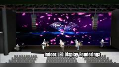 Rendus d'affichage LED d'intérieur