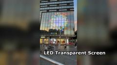 P3.9-7.8 Écran transparent à LED avec des tailles personnalisables, fréquence de rafraîchissement élevée et grand angle de vision pour les écrans polyvalents