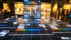 Écran LED à carreaux de sol,Écran LED interactif à carreaux de sol