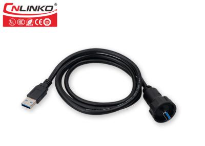 China Outdoor IP65  Water Resistant Usb Connector  A Male To A Male Cable  Customized for sale