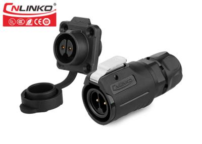 China CNLINKO 2 Pin Ip67 Alloy Waterproof Circular Connectors , Waterproof Dc Power Connector for sale