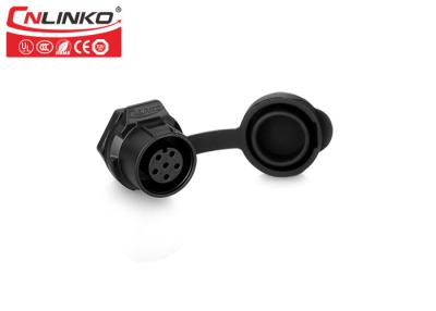 China M12 6 Pin Signal Waterproof Plastic Connector IP65 IP67 For Traffic Control Parts for sale