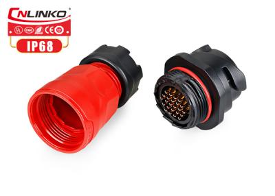 China Factory price 12 PIN M24 waterproof circular connector female male with the connect socket for sale