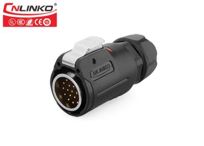China 19 bici eléctrica del conector CNLINKO de Pin Dc Plug Waterproof Panel en venta
