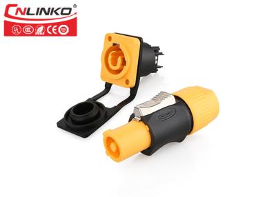 China Cnlinko PBT Outdoor Waterproof Plastic Connector 3 Pole Quick Plug 20A for sale