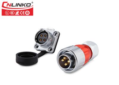 China Metal IP67 Outdoor Circular Connectors 20A Cnlinko M20 4 Pin for sale