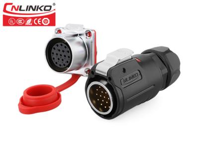 中国 屋外の防水コネクター19 Pin 5A円CNLINKO M24を締める押し 販売のため