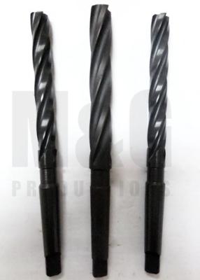 China Brocas de la base de la caña de la forma cónica de ANSI-94 HSS (M2) Morse con 3 flautas o 4 flautas en venta