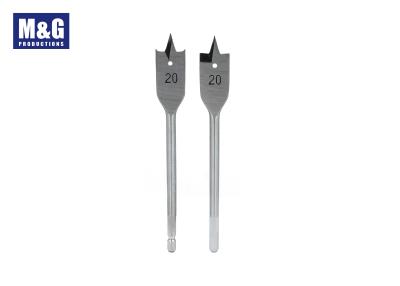China High Precision Jobber Drill Bit Hex Shank Flat Spade Wood Drill Bits With Heat Treatment for sale