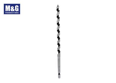 China Carbode steel , High Speed Steel , Carbide Tip  Wood Auger Drill Bit with Quick Change Hex shank for sale