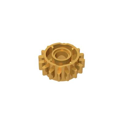 China GDS-1106 Building Block LDD Part 18946 Technic Gear 16 Tooth With Clutch On Both Sides for sale