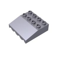 Quality GDS-D068 1 Side Slope 4X5 Wholesale Bricks And Blocks Assemble Parts With 8 for sale