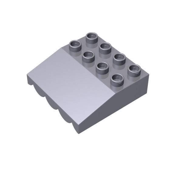Quality GDS-D068 1 Side Slope 4X5 Wholesale Bricks And Blocks Assemble Parts With 8 Holes for sale