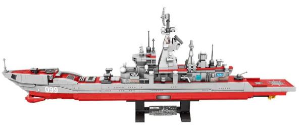 Quality Survival Warfare Kirov Class Battlecruiser Building Blocks Navy Warship Model for sale