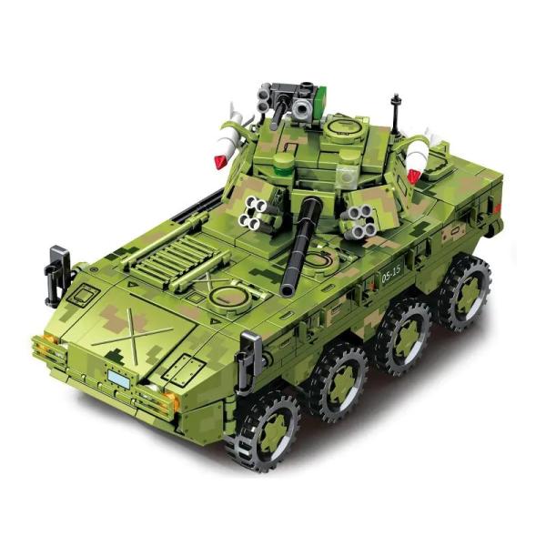 Quality Military ZBL-09 Wheeled Infantry Fighting Vehicle Building Blocks Educational DIY Brick for sale