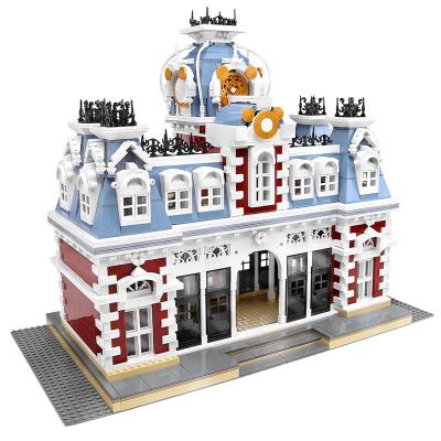 China The Station of The Creamland Streetview Creative Building Blocks Model Bricks Toys for sale