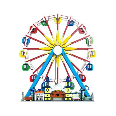 China Educational Toy Blocks Motorized Ferris Wheel Model Assembly Building Blocks for sale