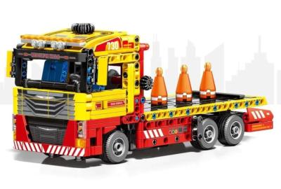 China Construction Engineering Rescue Vehicle Building Blocks Model Kids Toy for sale