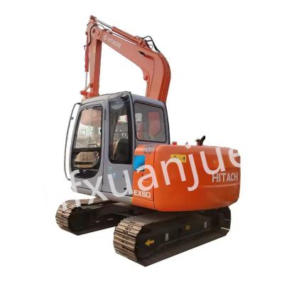 China Hitachi ZX60 Used Large Excavators 6T for Site Construction for sale