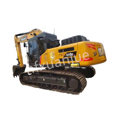 China 215 Used Sany Excavator Repossessed Earthmoving Equipment 11.6rpm for sale