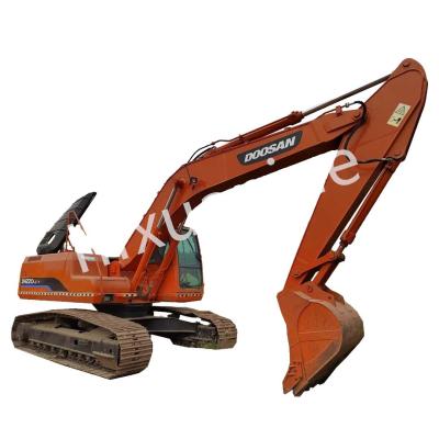 China Used Doosan DH220LC-7 Old Excavator Digger 1115mm Counterweight Ground for sale