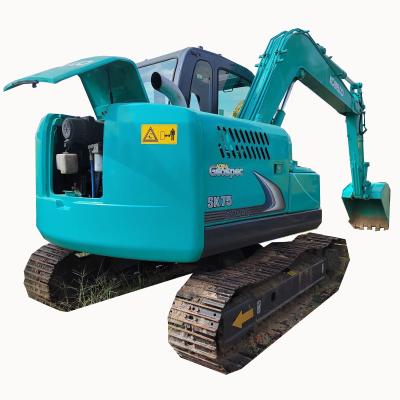 China Em segunda mão Kobelco SK75SR Micro Excavator 6T 41KW à venda