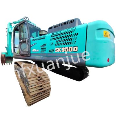 China 35T Kobelco 350 Excavator Second Hand Tractor Backhoe Loader Crawler for sale