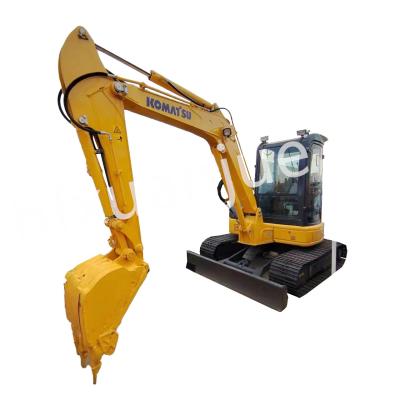 China Komatsu PC55MR Used Mini Excavator Second Hand Digging Force 39kN for sale