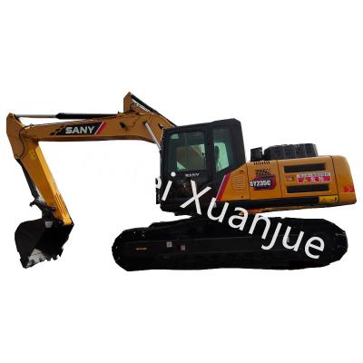 China 23000kg Used Sany Excavator With 1.35m³ Bucket And 70% Gradeability for sale