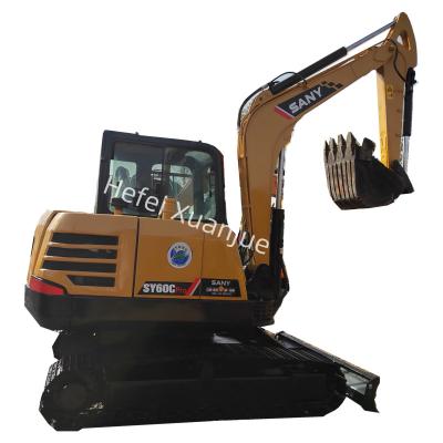 China SY60Pro Used Sany Excavator With Machine Travel Speed 4.2 / 2.4 In Good Condition for sale