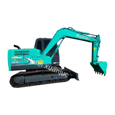 China SK75 Used Kobelco Excavator Machine In Excellent Condition With 500 Working Hours for sale