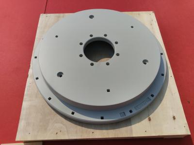 China Grey Cast Iron Wheel Counter Weight For Liebherr Mini Excavator Cranes for sale