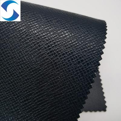 China 140/160 Width Stretch Faux Leather Fabric for Various Applications PVC faux leather fabric rolls for leather fabric bag à venda