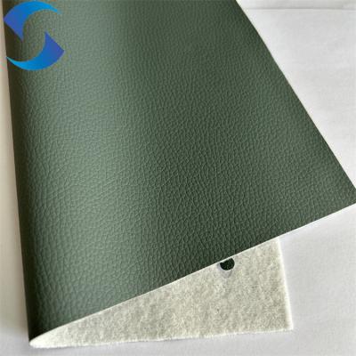 China Waterproof PVC Leather Fabric MOQ 1500  PVC Rexine Artificial sofa fabric Stocklot Leather Materials 2023 à venda