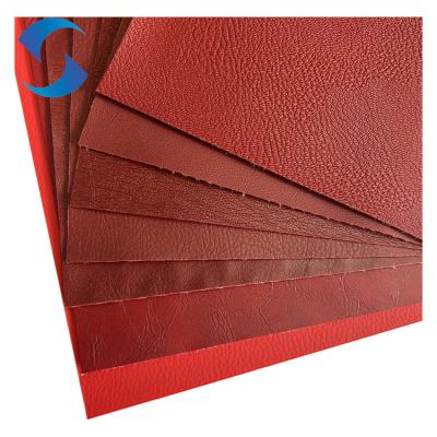 Cina Shoes Bags Belt Decoration PVC Leather Fabric Embossed fabric PVC Synthetic Leather Upholstery Leather Cloth Fabrics in vendita