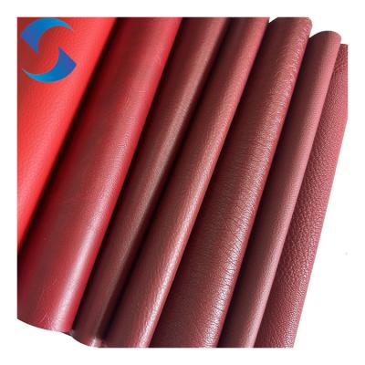 China Synthetic Leather Fabric PVC Leather Fabric Originating in Zhejiang PVC Synthetic Leather Rexine PVC Leather Sofa Te koop