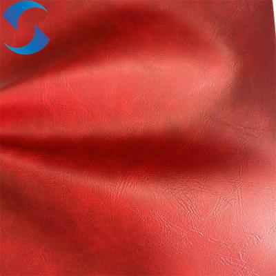 中国 100% Polyester Knitted Backing Synthetic Leather Fabric with Zhejiang Origin  sofa fabric car seat upholstery fabric 販売のため