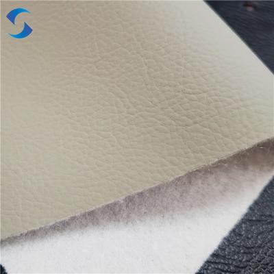 China Abrasion-Resistant PVC Leather Fabric - Custom Hand Feeling as per Requirement MOQ 1500 faux leather fabric for sale
