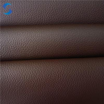 China 1500 MOQ PVC leather fabric available Textile fabrics wholesale faux leather fabric waterproof fabric for bags en venta