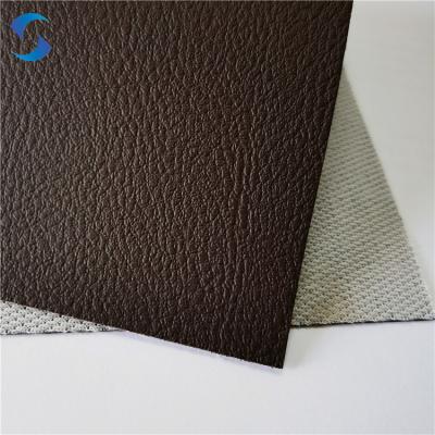 Cina Woven Backing PVC Leather Fabric synthetic leather fabric rolls functional fabric & outdoor fabric in vendita