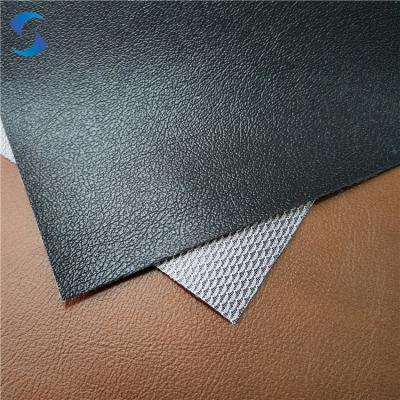 China Versatile and Durable Artificial Leather Fabric with 100% Polyester Knitted Material faux leather fabric for sale