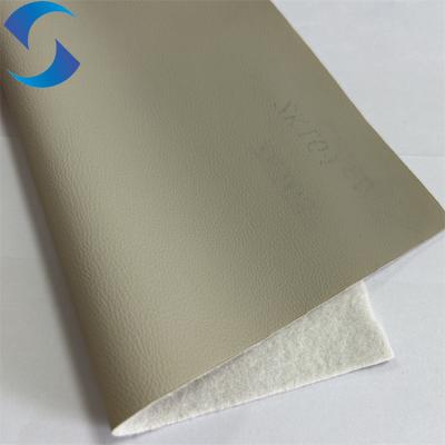 China Backing Technics 100 Polyester Non-woven PVC faux Leather Fabric for Shoes Bags Belt Decoration cat paw leather for sofa for sale